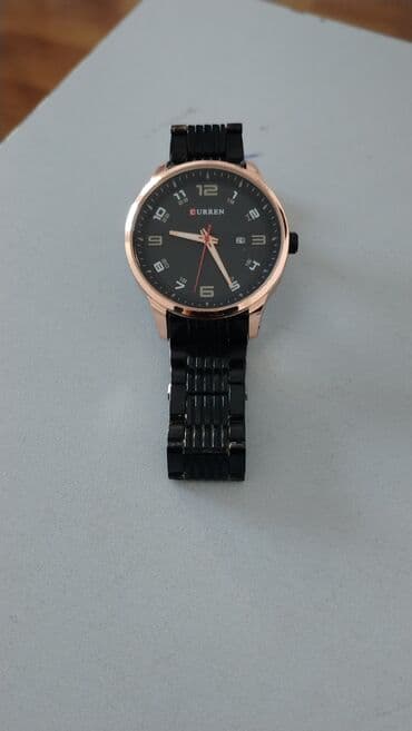 Toy paltarları və aksesuarları: Qol saatı, Curren, rəng - Qara — 1