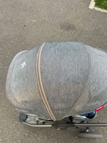 kidilo коляска 3 в 1: Çıxarıla bilən beşikli araba, İşlənmiş, Cins: Oğlan, Yaş: 18-24 ay, Ünvandan götürmə — 4