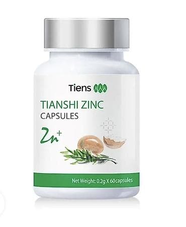 sink kapsul: Məhsul: Tiens Tianshi Zinc Capsules. Təsvir: - Sink tərkibli qida — 1