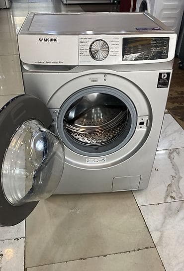 televizor gence: Samsung paltaryuyan maşın – önyükləməli, gümüşü korpus. Əsas — 1