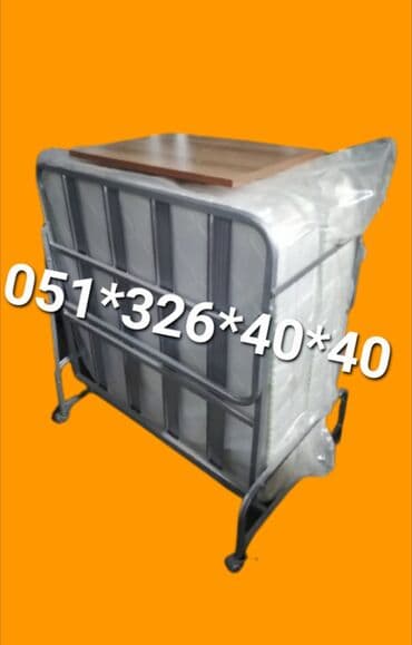 купить раскладушку в баку: Новый, Раскладушка с матрасом — 15