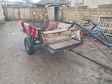 maşın ucun ortuk: Motoblok qoşqulu minitraktor - Güclü benzin mühərriki ilə motoblok — 5