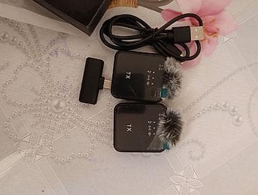 İki kanallı simsiz mikrofon sistemi - Komplekt: 2 ədəd TX (verici)