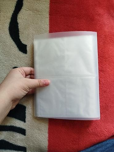 koleksiya: Kart kolleksiya albomu – şəffaf ciblərlə - Material: yumşaq şəffaf — 3