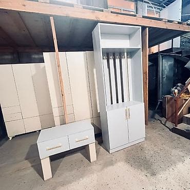 bar şkaf: 2 qapılı, Boz, Digər material, Açılan, Düz dolab — 1