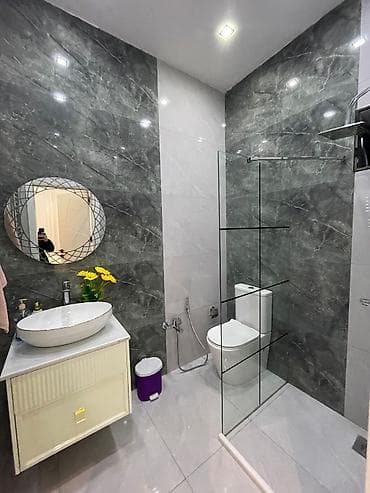 mərdəkan ev: Müasir dizaynlı həyət evi – özəl hovuz və açıq istirahət zonası ilə — 9