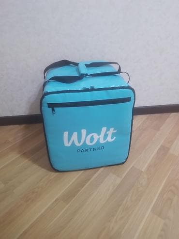 Wolt Partner termal çatdırılma çantası - Rəng: açıq mavi (Wolt