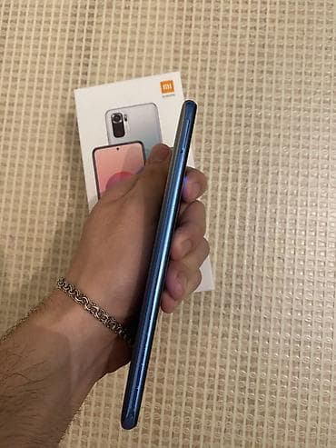 xiaomi pad se: Redmi Note 10S, 128 GB, rəng - Mavi, Barmaq izi, Face ID — 4