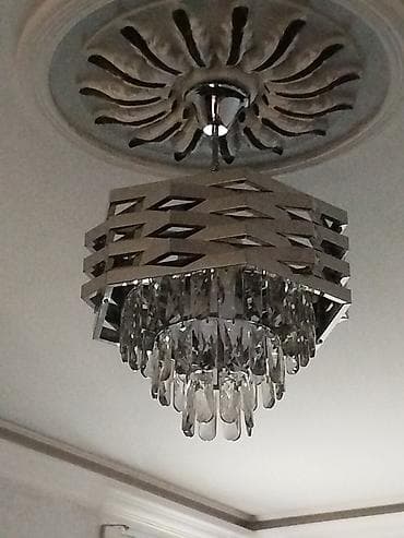 ev ucun led isiqlar: Çılçıraq, Metal — 3