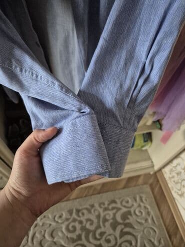 zerli koynekler: Köynək, Sarar, rəng - Mavi — 4