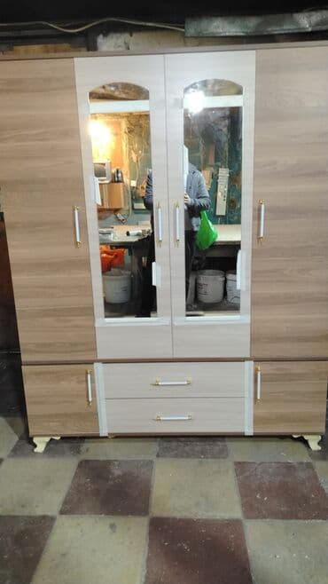 garderob: Yeni, Açılan, 4 qapılı Düz dolab, Qarderob, paltar dolabı, Azərbaycan — 8