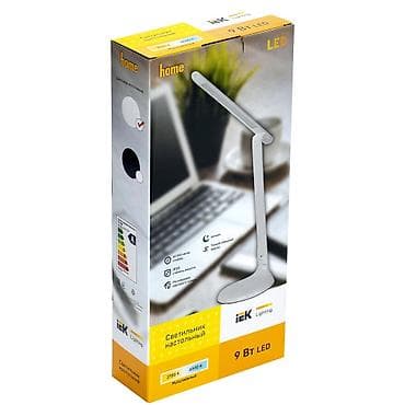 ofis ucun: IEK Lighting “Home” LED masaüstü lampası - Güc: 9 Vt LED - Rəng — 1