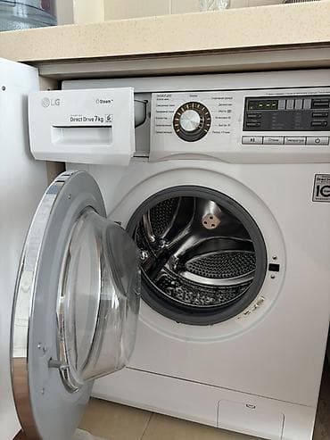 Техника и электроника: Стиральная машина LG, 7 кг, Б/у, Автомат, Без сушки — 2