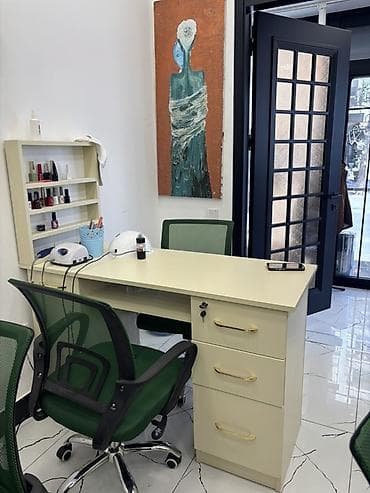 qab iskafi: Düz masa, Siyirməli, Polkalı — 2