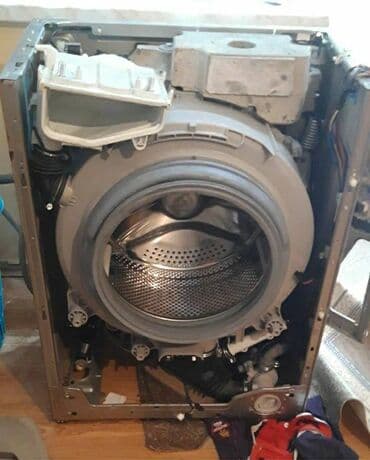 qədim pulların alışı: Paltaryuyan maşın Samsung, 6 kq, İşlənmiş, Avtomat, Qurutma var, Kredit yoxdur, Ünvandan götürmə — 3