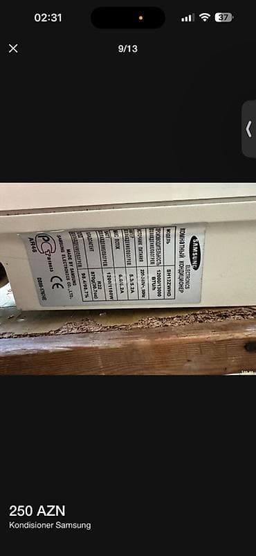 Zərərvericilərə qarşı mübarizə aparatları: Samsung split kondisioner – xarici blok Model: SH12ZWHDX - — 5