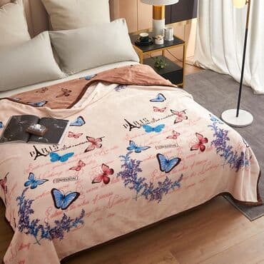 вязаный плед: Новый цвет - Серый Плед, Платная доставка — 1