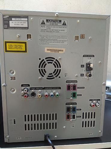 kalonka ucuz: Samsung Max-DJ750 Musiqi Mərkəzi 6.1 5200Watt gücündə 2sabvufer 2front — 10