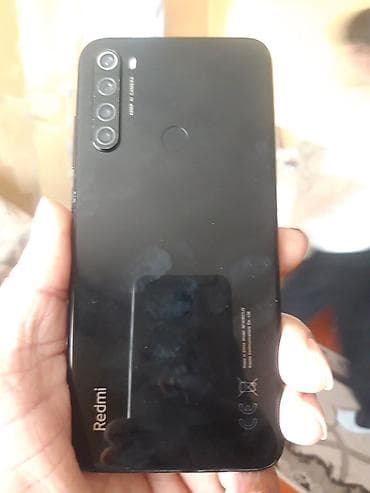 Redmi Note 8, 64 ГБ, цвет - Черный, Сенсорный, Отпечаток пальца, Две SIM карты — 2
