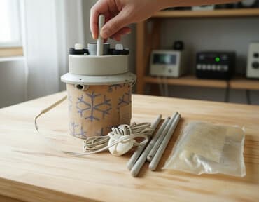 ad günü şamlari: Антикварят SSR dövrünə aid Yeni il yolkası ücün yolka frladan rus — 3