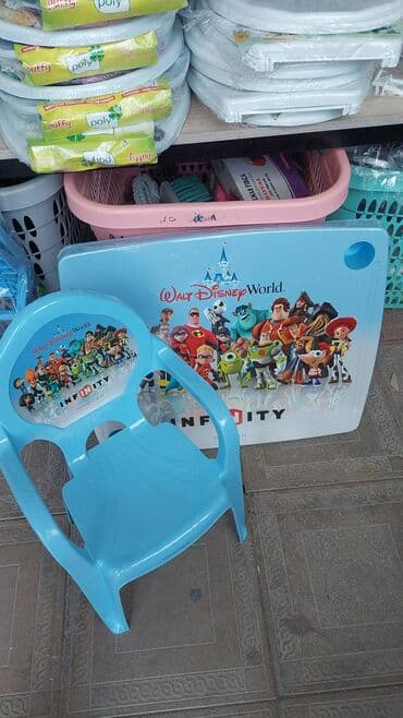 купить детский столик для кормления: Usaq ucun stol stul usaq ucun kreslo masa usaq ucun qabaq stolu — 9