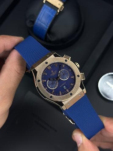 Saat dəstləri: Hublot Classic Fusion Chronograph – mavi temalı dəst - Korpus — 1