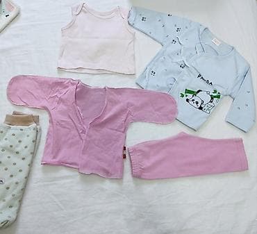 Детский мир: Комплект, Для девочек, 0 - 3 мес. — 5