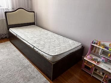 2 mərtəbəli carpayı: İşlənmiş, Təknəfərlik çarpayı, Bazalı, Matras ilə, Siyirməsiz — 2