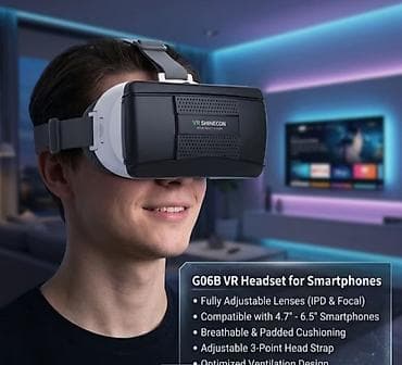 Eynəklər: VR SHINECON G06B – smartfonlar üçün VR eynəyi - 4.7–6.5 düym — 4