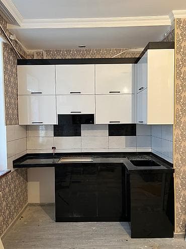 Sifarişlə mətbəx dəsti, Özü çəkən petlələr, MDF, Kredit yoxdur, Pulsuz çatdırılma