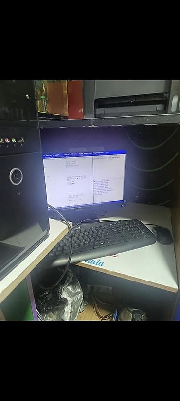 DDR4 masaüstü kompüter seti – Windows 11 ilə. - Monitor: Philips 20 — 2