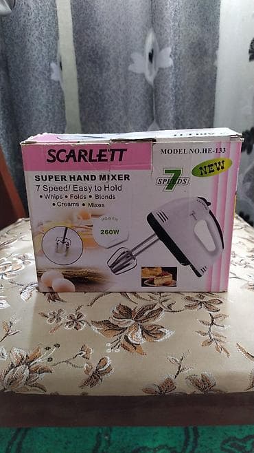 iphone 14 128: Scarlett Super Hand Mixer – Model HE-133 - Güc: 260W - Sürət: 7 sürət — 1