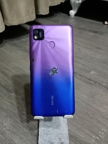 techno: Tecno Pop 4, 128 GB, rəng - Bənövşəyi, Barmaq izi — 3