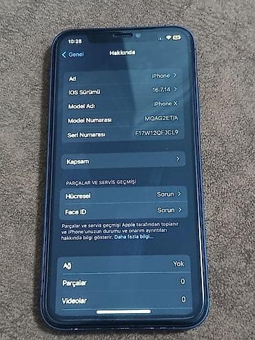 xiaomi redmi note 8 pro optimal: IPhone X, 256 GB, Mavi, Simsiz şarj — 5