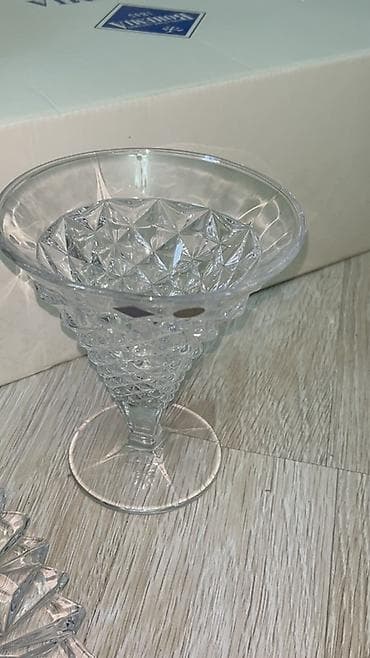 Herbiri tezedir xrustaldır Karaca və Bohemia Crystal xrustal dəst — 4