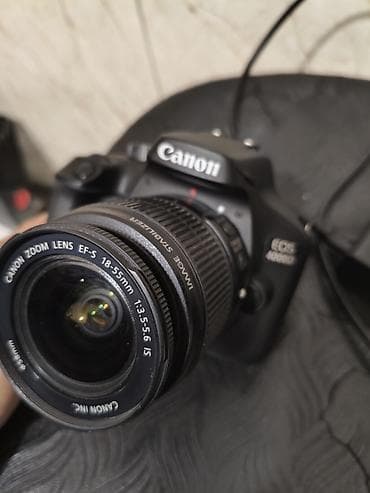 dji osmo mobile 6: Canon EOS 4000D DSLR fotoaparat + Canon EF‑S 18‑55mm f/3.5‑5.6 IS — 4