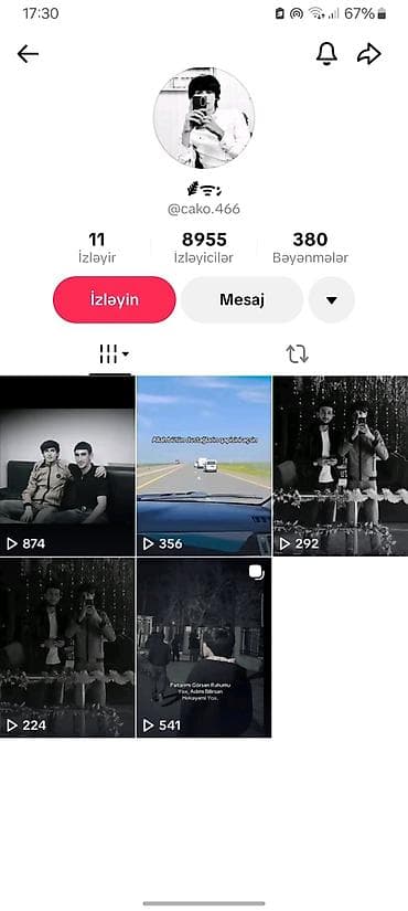 doyme sekilleri: Xidmət: TikTok səhifəsinin tanıtımı Hesab: @cako.466 Platforma — 1