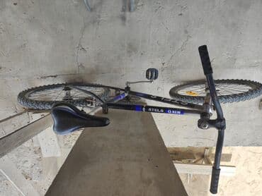 qalin tekerli velosiped: Dəbli şəhər/dağ tipli velosiped - Rul: geniş və düz tip, rezin — 4