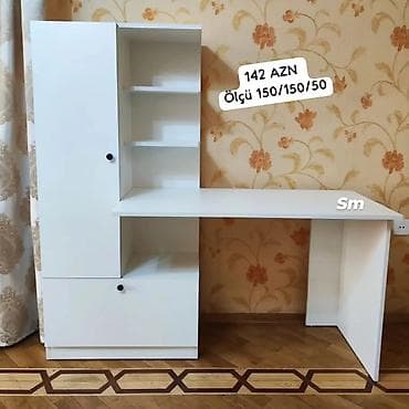 stolu: Məhsul: Yazı masaları və saxlama bölməli iş guşələri - Ölçü (variant — 8