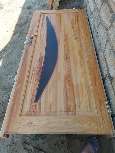 odunluq taxtalar: Taxta giriş/interyer qapısı – komplekt - Material: massiv təbii ağac — 6