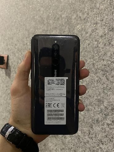 sade telfon: Redmi 8A Dual, 64 GB, rəng - Qara, İki sim kartlı — 1