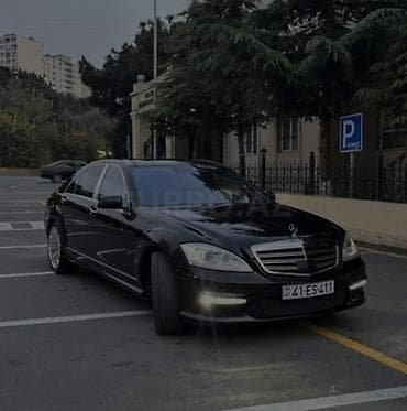 Avtomobil satışı: Mercedes-Benz S-Class (W221) sedan, qara rəng, benzinli, avtomatik — 7
