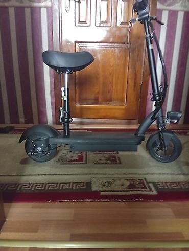 Elektrik nəqliyyatı: Elektrikli skuter – oturacaqla - Güclü ön LED far və arxa reflektor – — 7