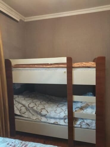 mdf: Oğlan və qız üçün, Çarpayı, Matrassız, Siyirməsiz, MDF — 1