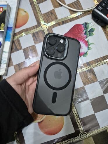 IPhone 16 Pro, 128 GB, Black Titanium, Simsiz şarj, Face ID