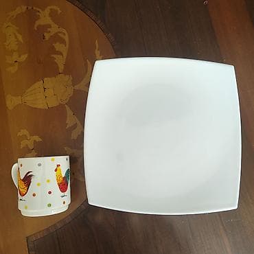 nahar servisi: Nahar dəsti, rəng - Ağ, Keramika — 5