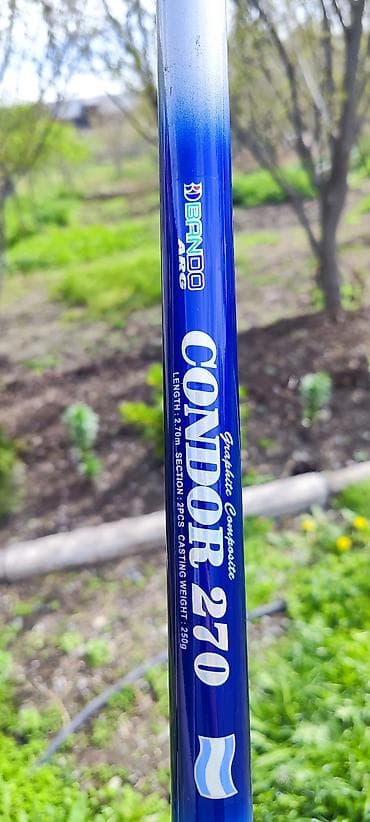 balıqcı stulu: Balıqçılıq seti – qamış və makara - Qamış: Bando ARG Condor 270 - — 3