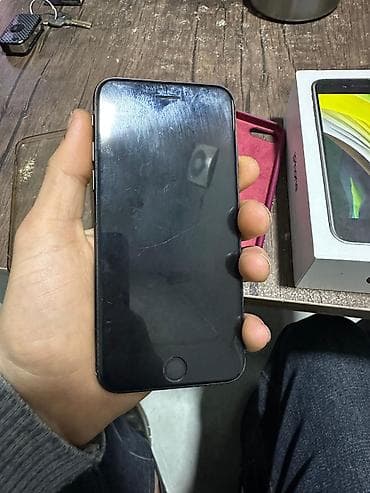 iphone 7 plus satilir: IPhone SE 2020, 128 GB, Qara, Zəmanət, Barmaq izi, Simsiz şarj — 6