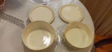 Kasalar, 2 ədədli dəst, rəng - Bej, Keramika