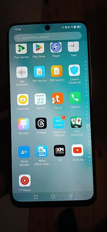 a 3 telefon: Honor 8X, 128 GB, rəng - Gümüşü, Qırıq — 2
